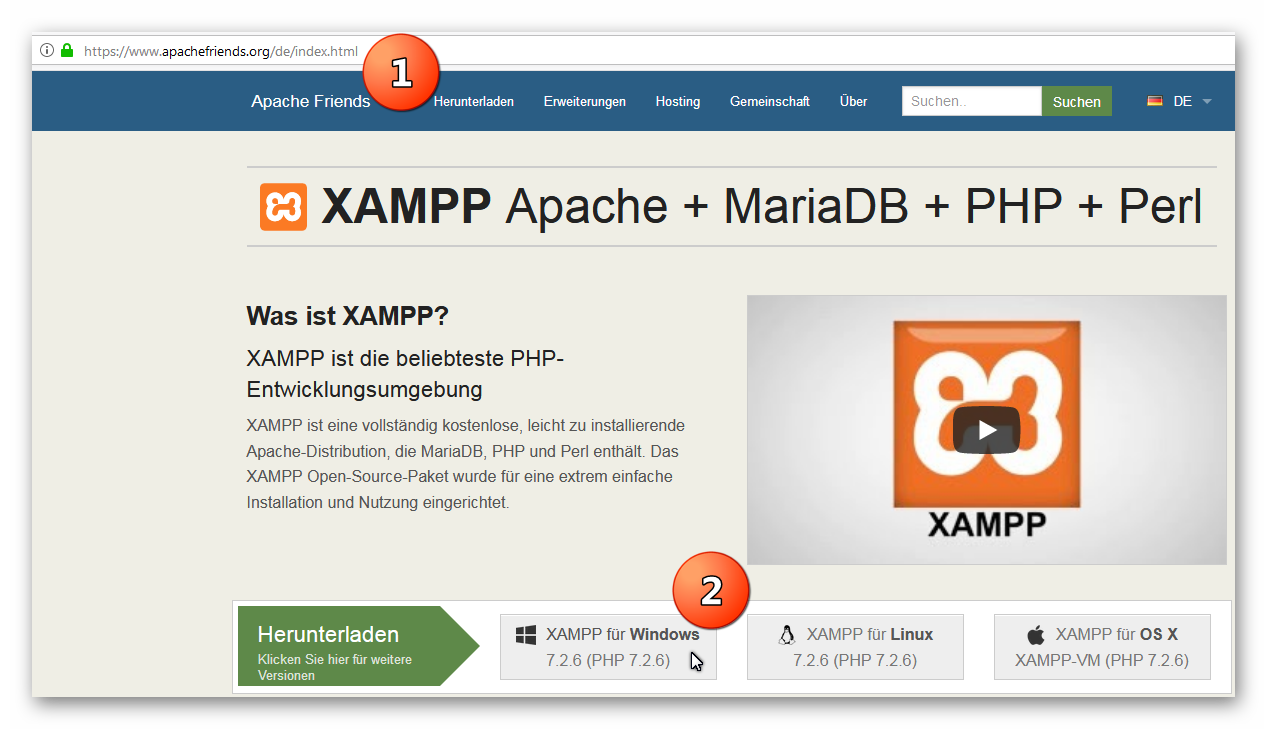 Xampp software, free download For Mac